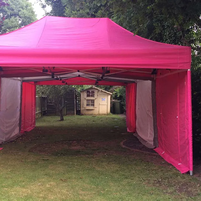 pink party tent hire