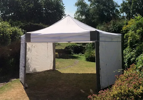 6m x 6m Hexagon Marquee