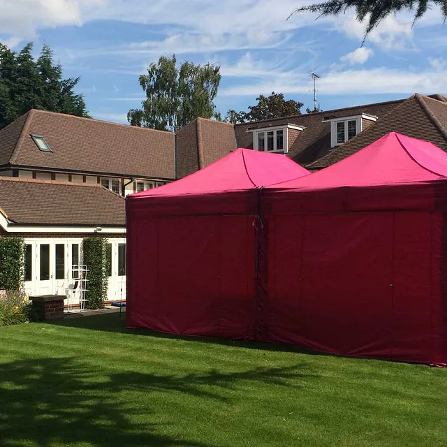 large pink marquee hire woking